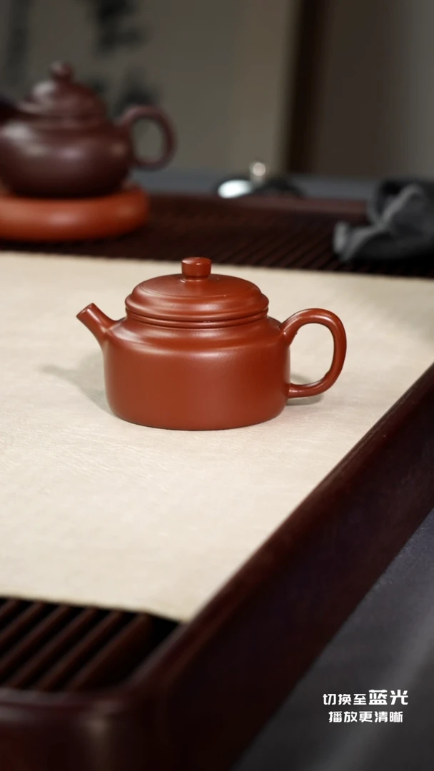 茶壶紫砂德钟·和-朱泥-130cc
