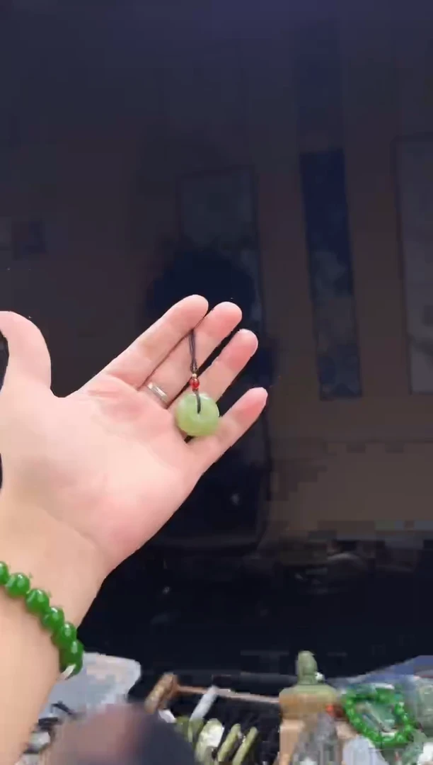 和田玉未镶嵌颈饰拍一发一