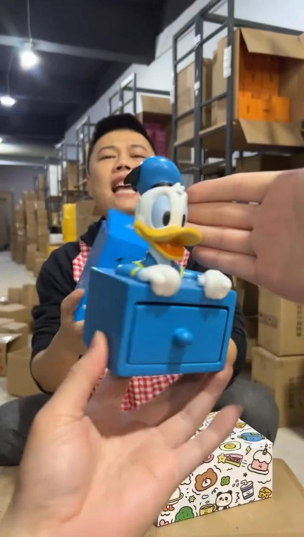 【闪购商品】杯原盒唐老鸭抽屉首饰盒不带礼盒