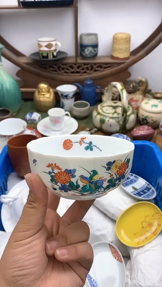 瓷片老*回流瓷器 默认微瑕 满28米包邮