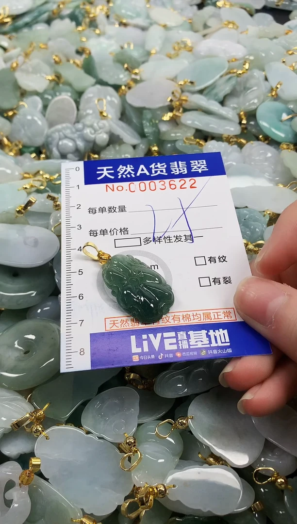 颈饰未镶嵌翡翠天然a货翡翠