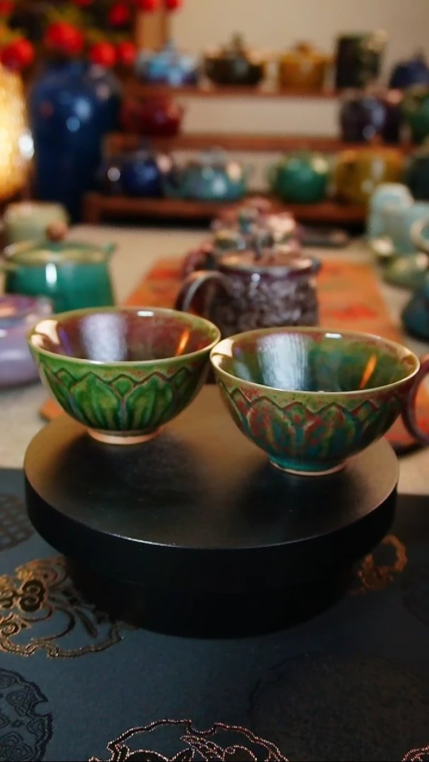 【闪购商品】瓷片638  双杯   贤