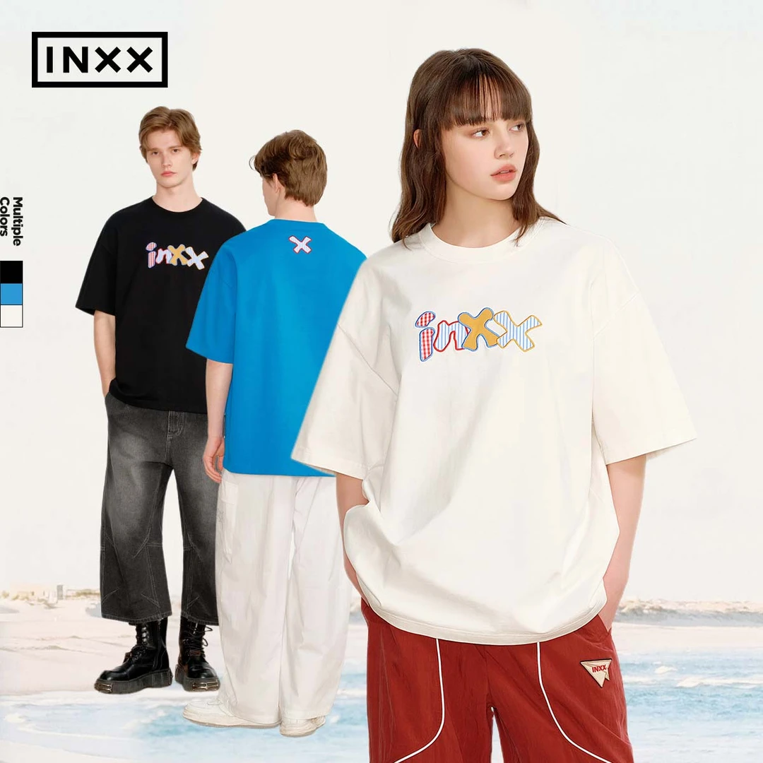 【圈圈大爷专属】【王星越同款】INXX短袖T恤立体包针绣XRF2010825