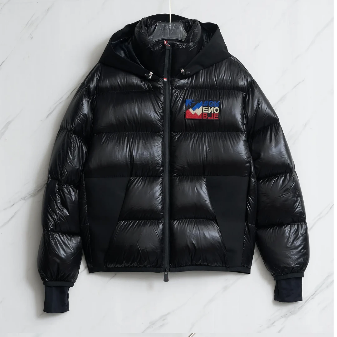 全新未使用 MONCLER 盟可睐男士拼接经典羽绒服冬季潮流保暖外套