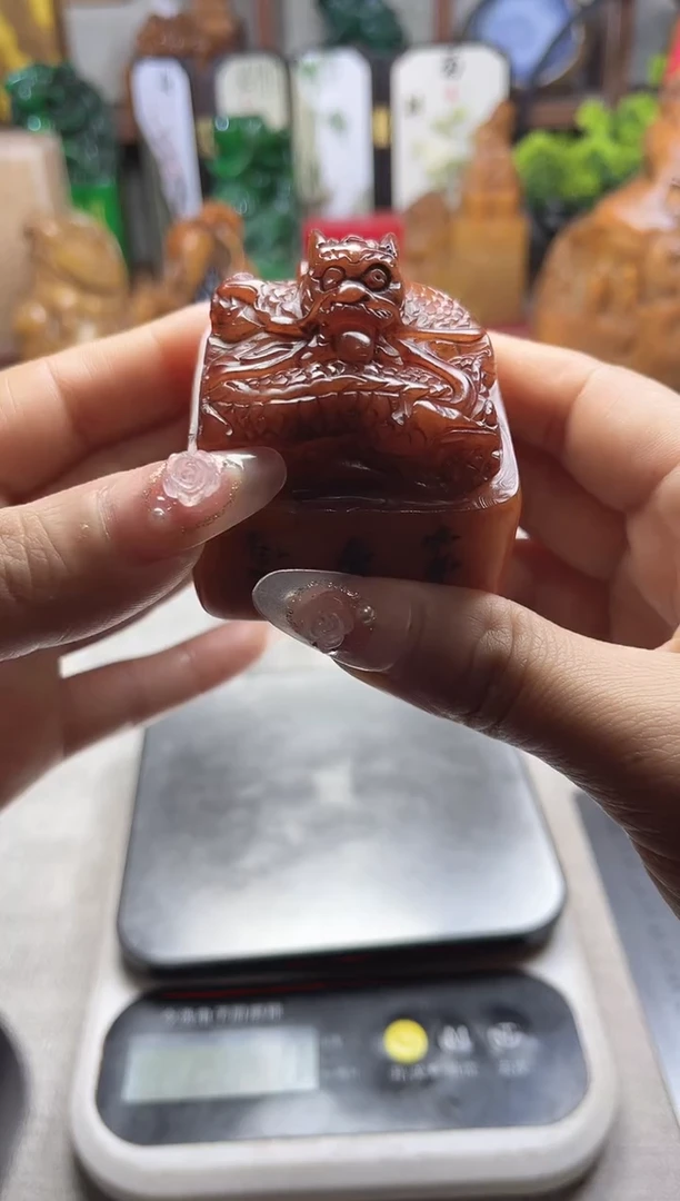 寿山石印石纯天然石料