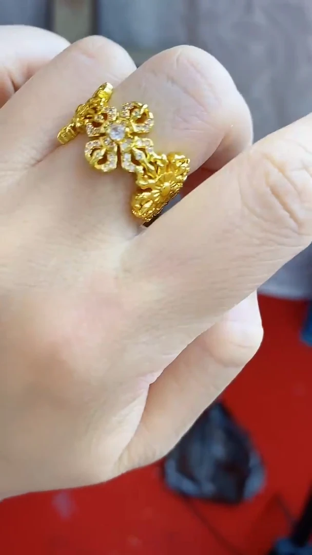 合金无020金刚杵戒指