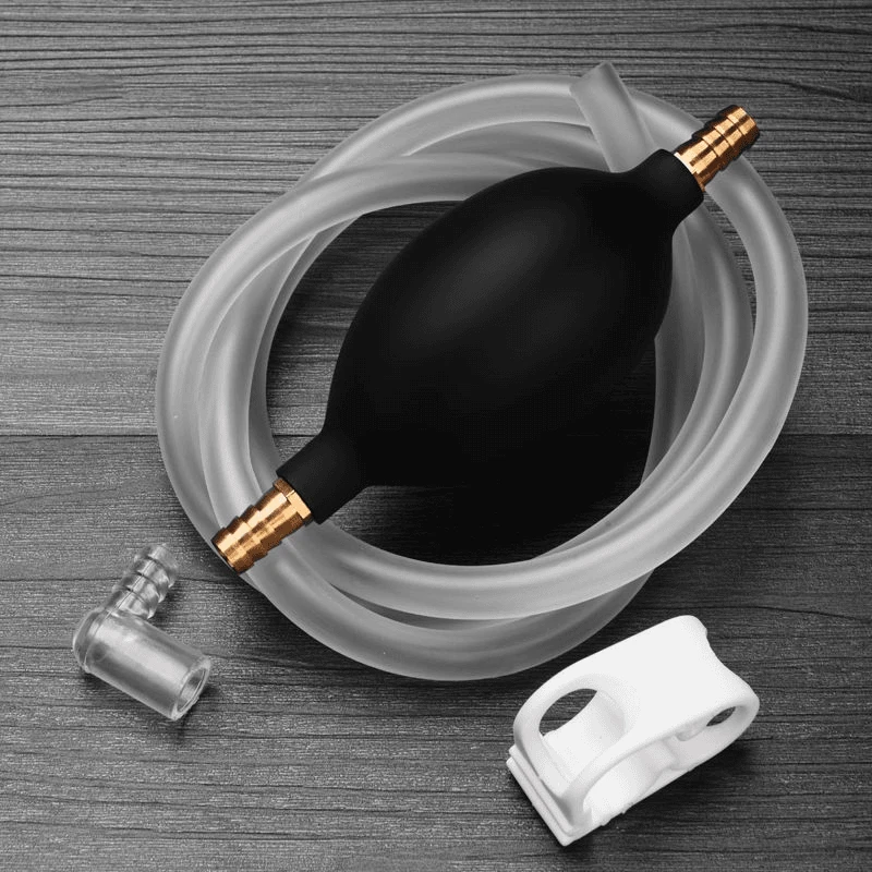 高档茶盘排水管硅橡胶吸水球上下抽水软管铜头茶几茶渣桶茶具配件