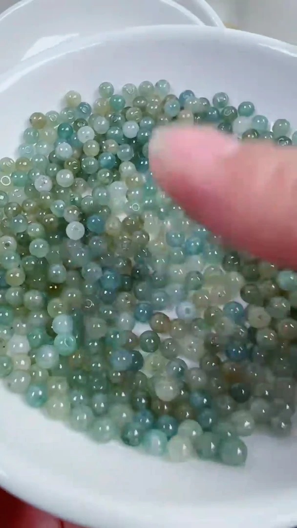 散珠翡翠116号链接，A货翡翠100颗
