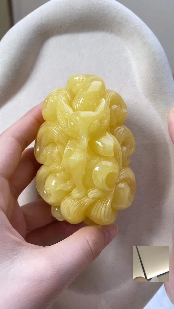 琥珀颈饰未镶嵌吊坠