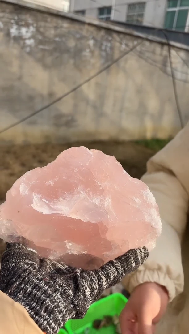 【闪购商品】水晶摆件未镶嵌粉水晶  857 灯座