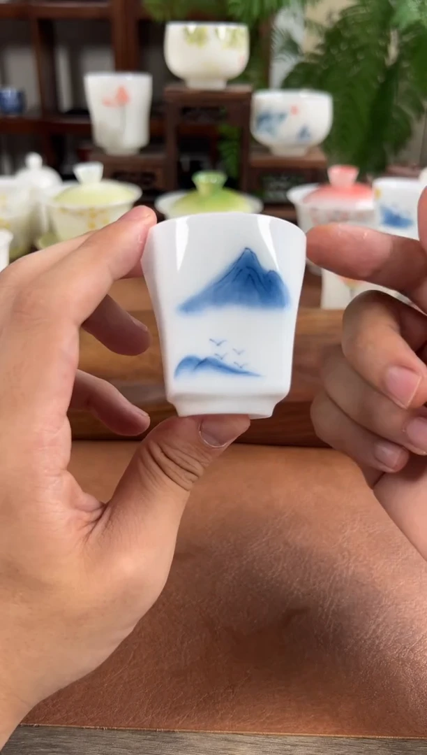 杯子瓷土璞玉茶具单品上新