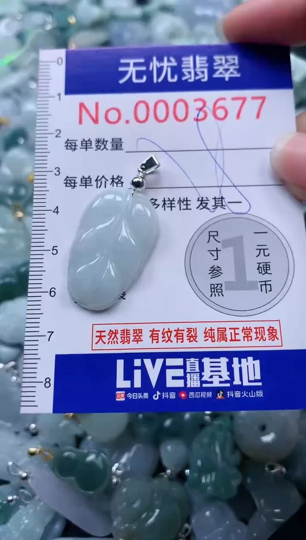 颈饰未镶嵌翡翠3677