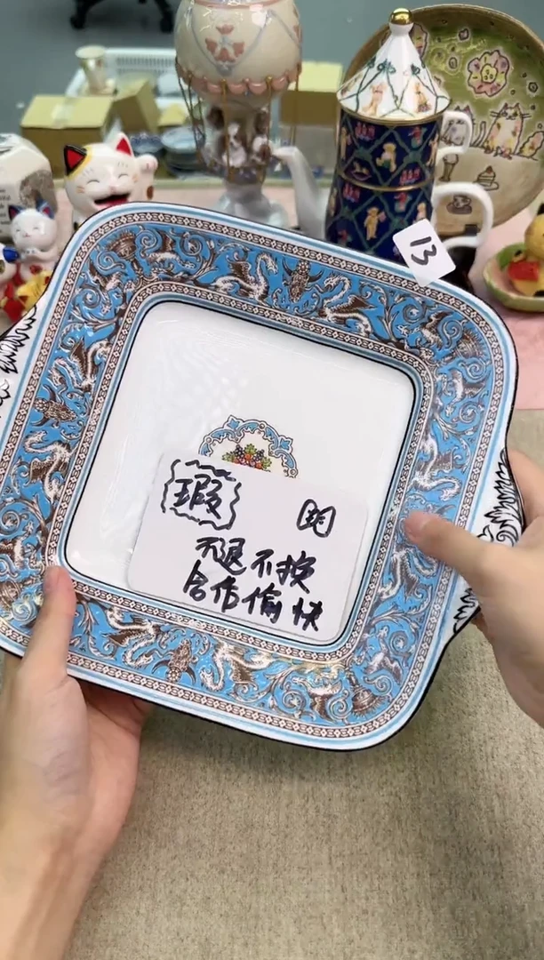 瓷片辰辰的瓷器好看到爆