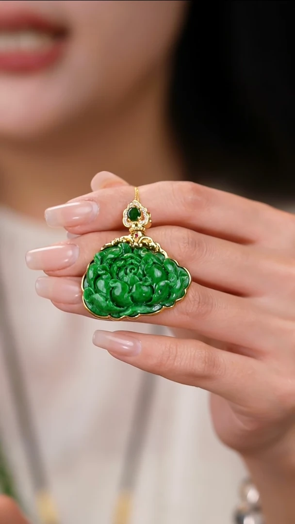 吊坠(赠链)未镶嵌翡翠吊坠41