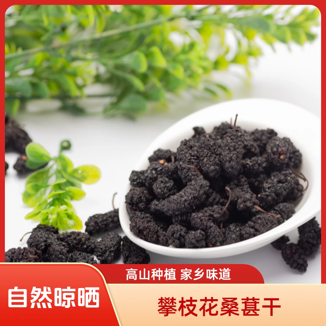 y.【新鲜桑葚干】四川攀枝花桑葚干果新鲜采摘晒干桑葚1/2斤装