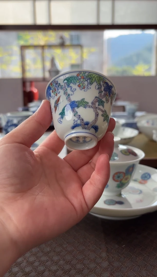 【闪购商品】其他其他闪购斗彩葡萄杯