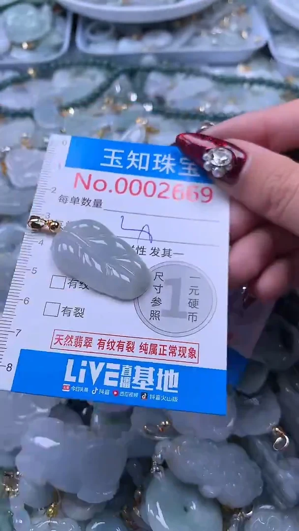 吊坠(不含链)未镶嵌翡翠2669