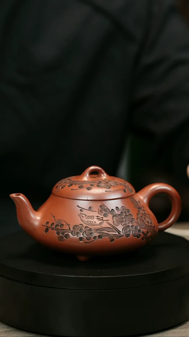 茶壶紫砂棠H2208李小琴山景汉堂石瓢