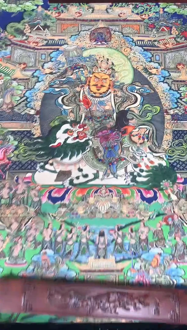 卷轴画099黄财神