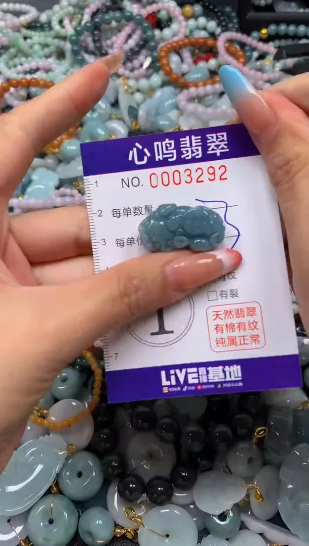 翡翠未镶嵌颈饰闪购003292