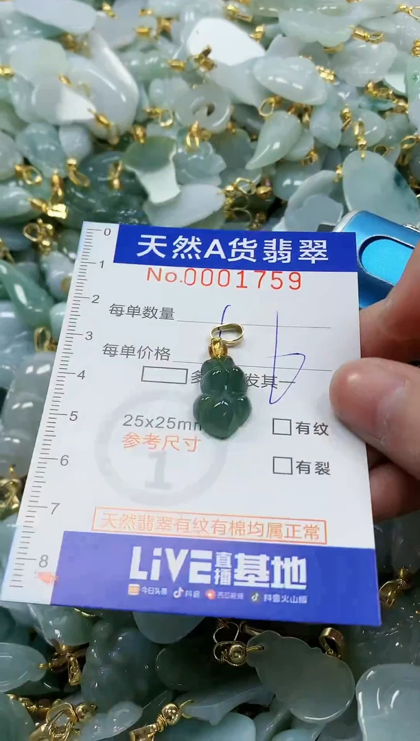 颈饰未镶嵌翡翠纯天然a货翡翠