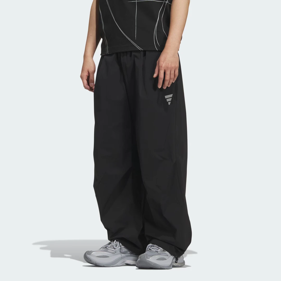 【滔搏联动】adidas阿迪达斯FUSTL M WVN PT男款黑色运动长裤KC0129