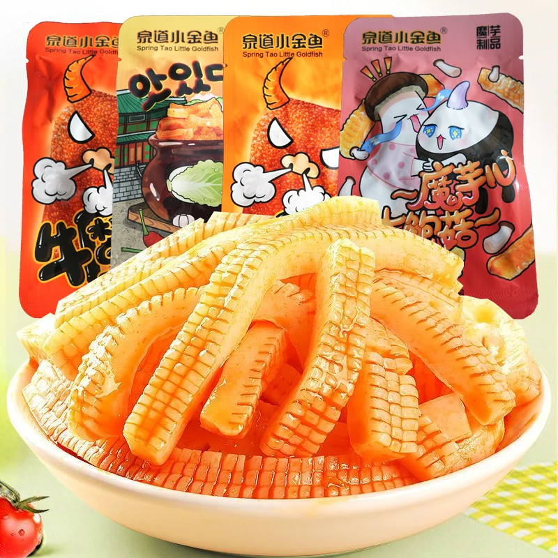 【新号开播】魔芋爽混合口味小金鱼素毛肚夜宵追剧解馋必备