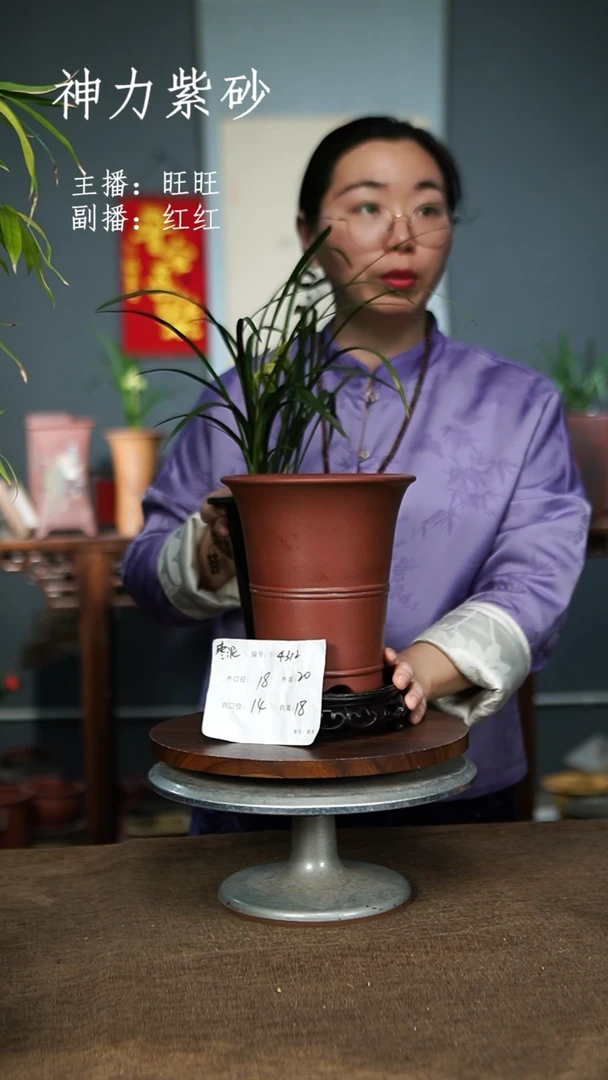 【闪购商品】紫砂花盆4312+S 紫砂花盆