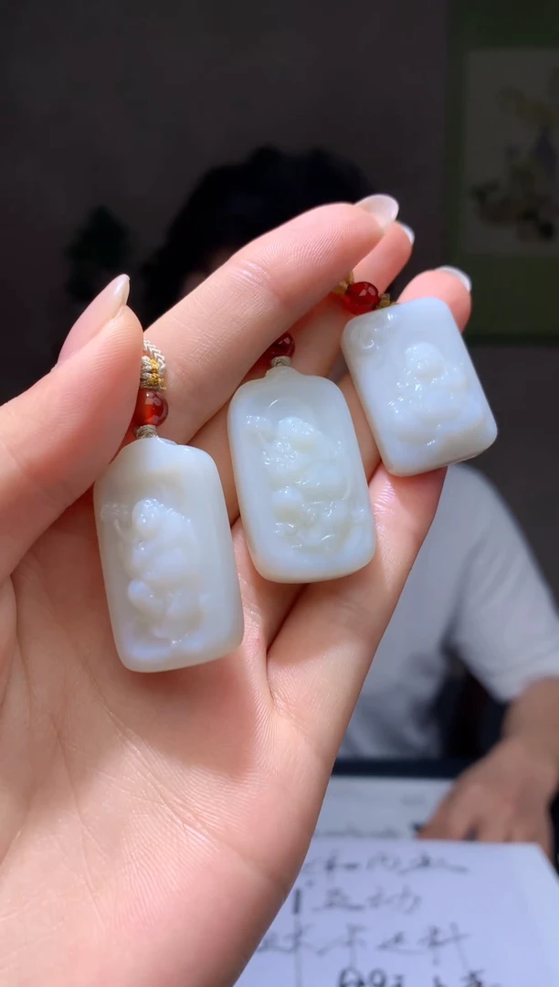 和田玉未镶嵌颈饰BOSS阳天然和田玉（拍一发一）