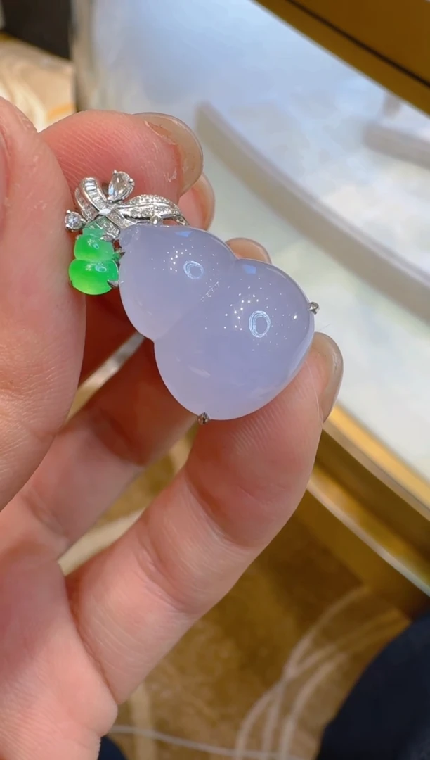 吊坠(不含链)18K金镶嵌翡翠多样性团购发一件