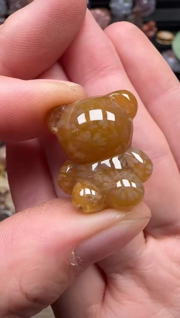 颈饰未镶嵌硅化珊瑚（珊瑚玉）147