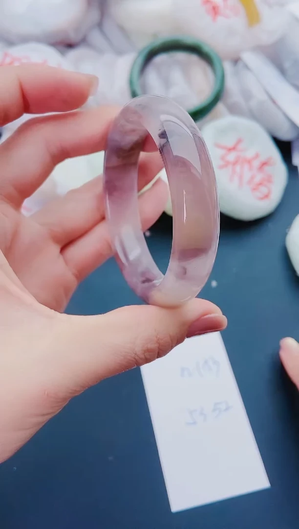 未镶嵌手镯石英质玉N153-52-53