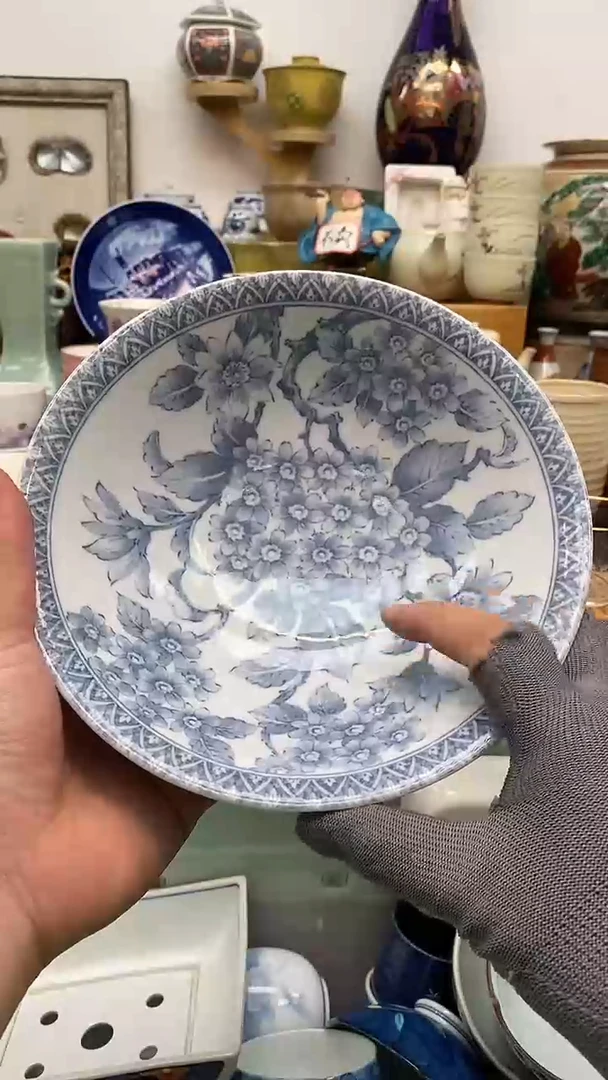 晶禧美瓷精品瓷器葡萄大盆