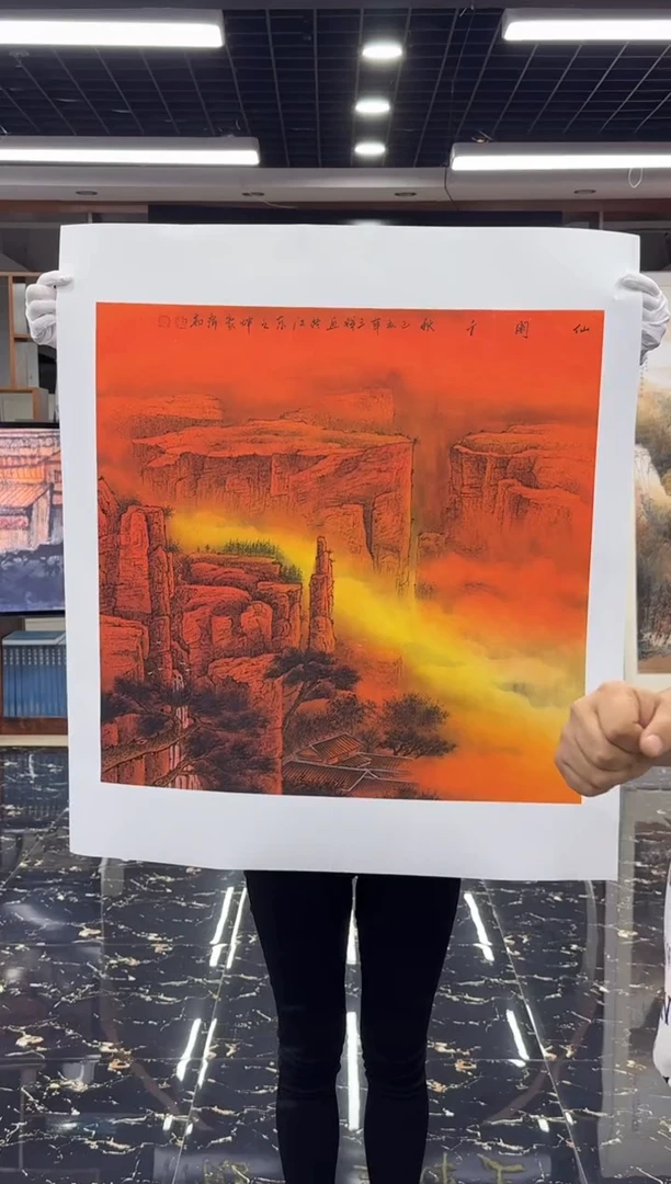 国画国画绘画山水花鸟