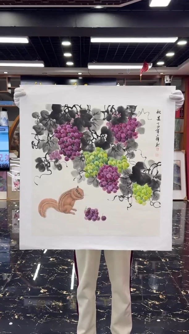 国画国画绘画山水花鸟