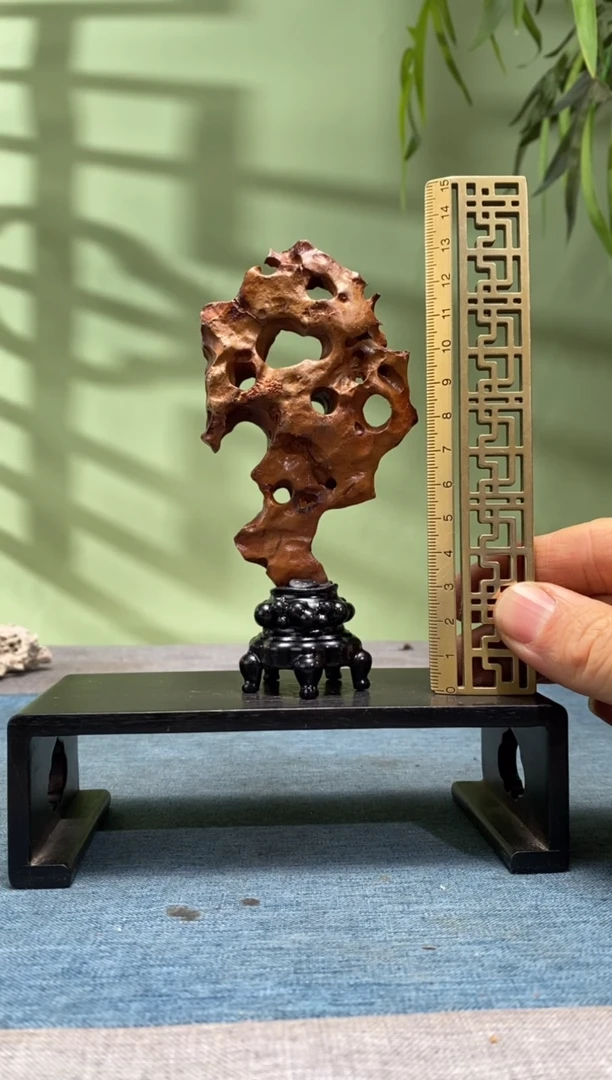 石材树脂底座 石头是青州玲珑石