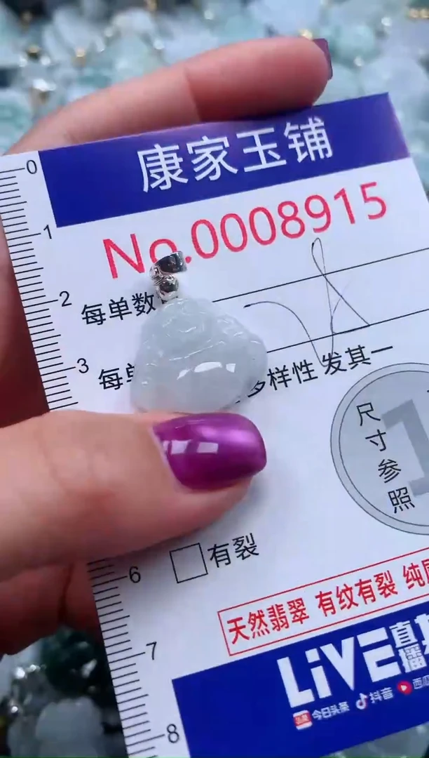 颈饰未镶嵌翡翠8915