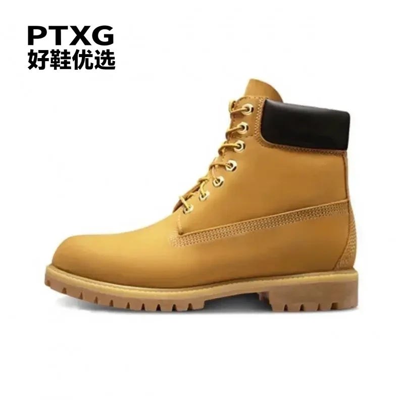 天伯抡 大黄靴 踢不烂OG版皮靴户外靴男女鞋运动 马丁靴