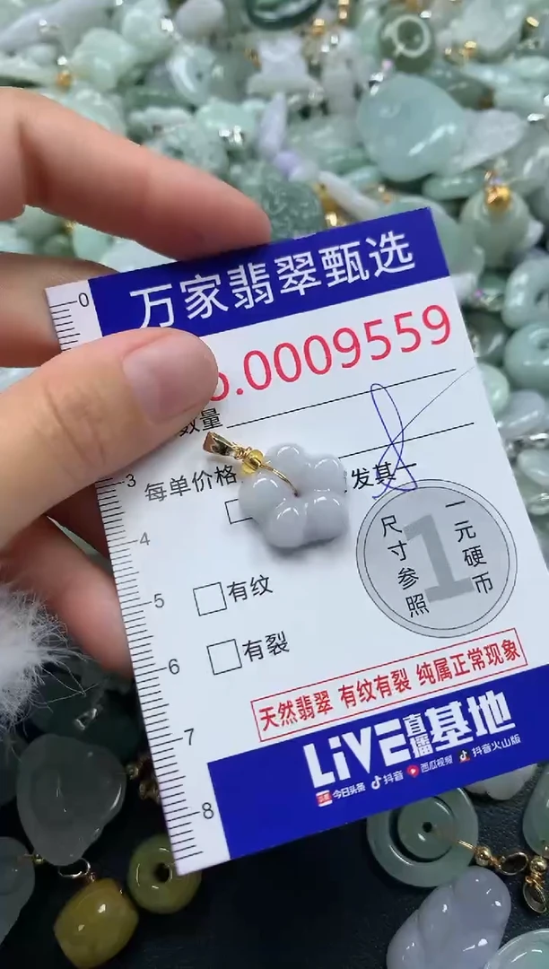 吊坠(不含链)未镶嵌翡翠9559