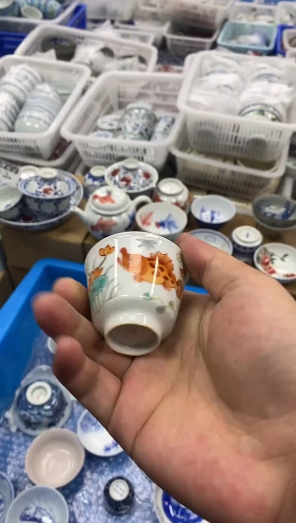 摆件陶景德陶瓷茶具容量约40