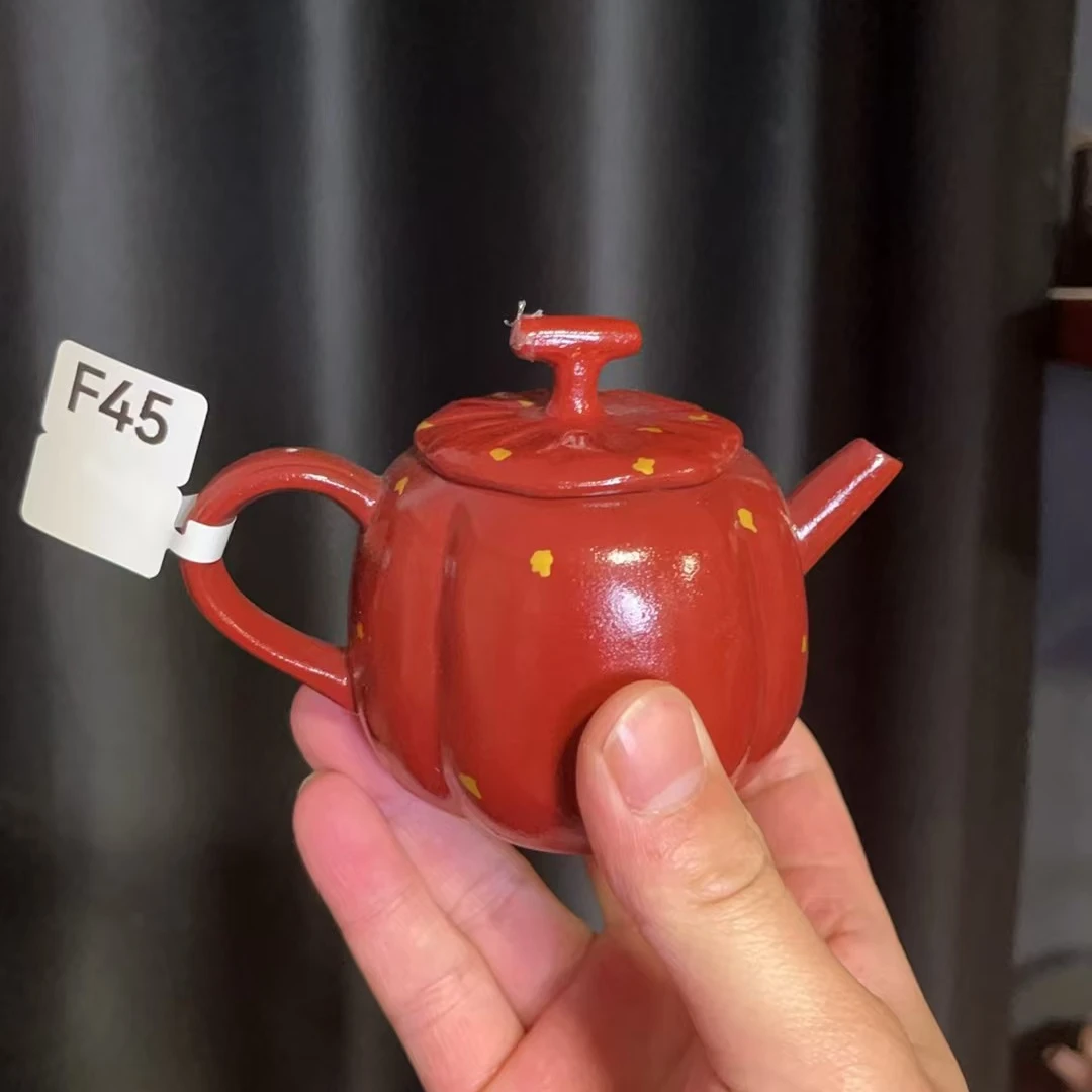 F45神州古韵老岩泥磨砂感茶壶