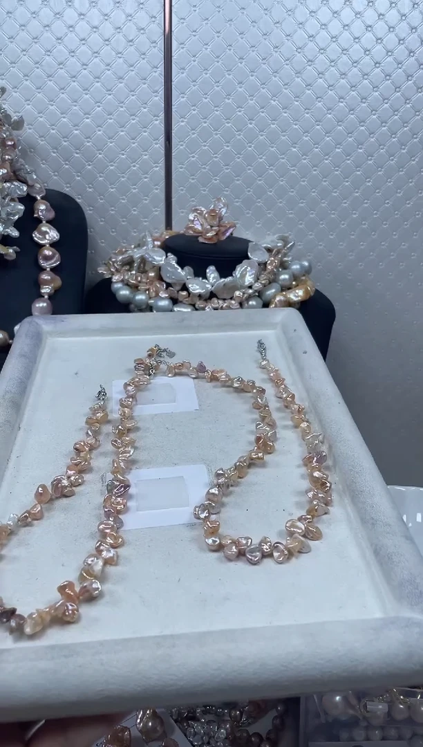 淡水珍珠未镶嵌项链【纯恬珍珠】（多样性发货发一）