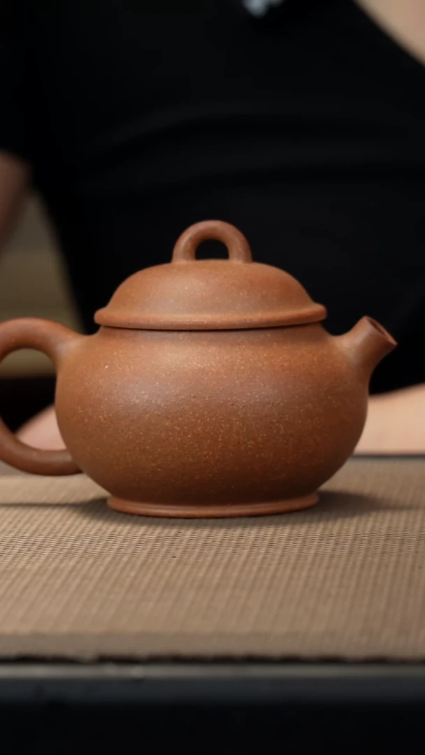 茶壶紫砂黄降坡巨轮150c封釉