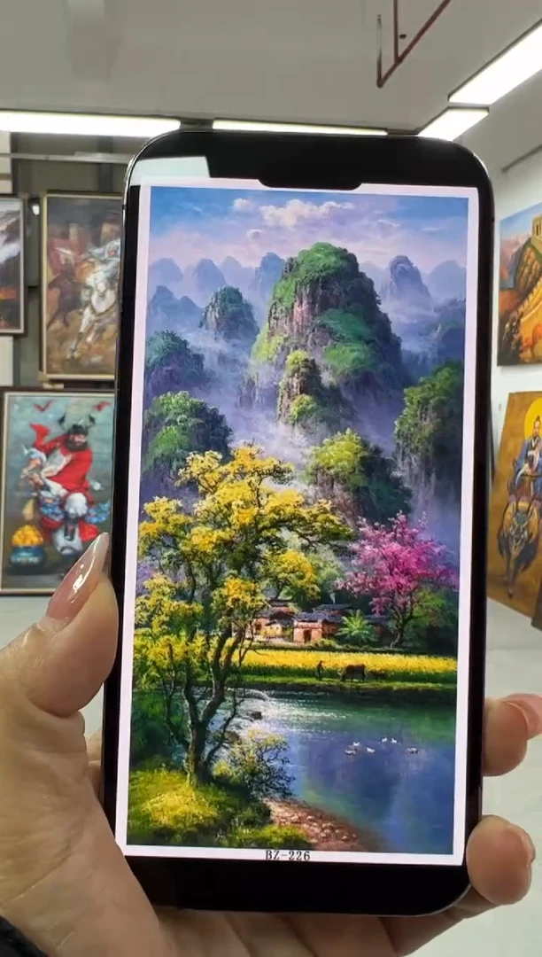 【闪购商品】书法定制 定制 带框50*90桂林山水