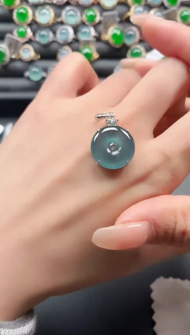 银S925镶嵌戒指翡翠11111