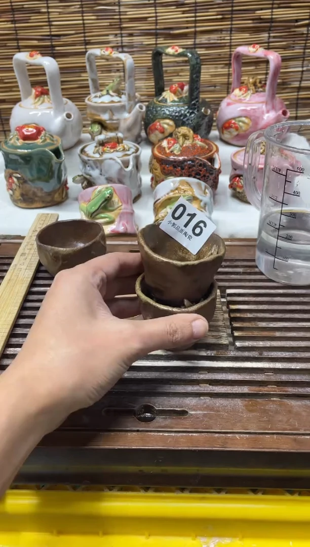 【闪购商品】杯016精美粗陶手工柴烧