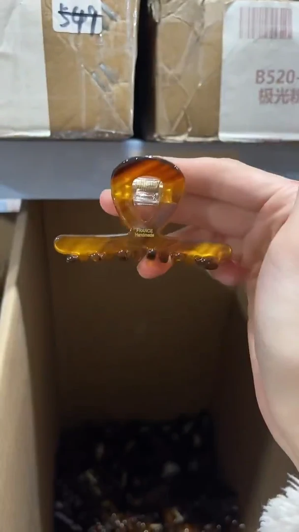 非金属醋酸深咖色又字醋酸抓夹