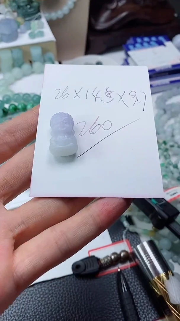 定制翡翠未镶嵌宝宝佛