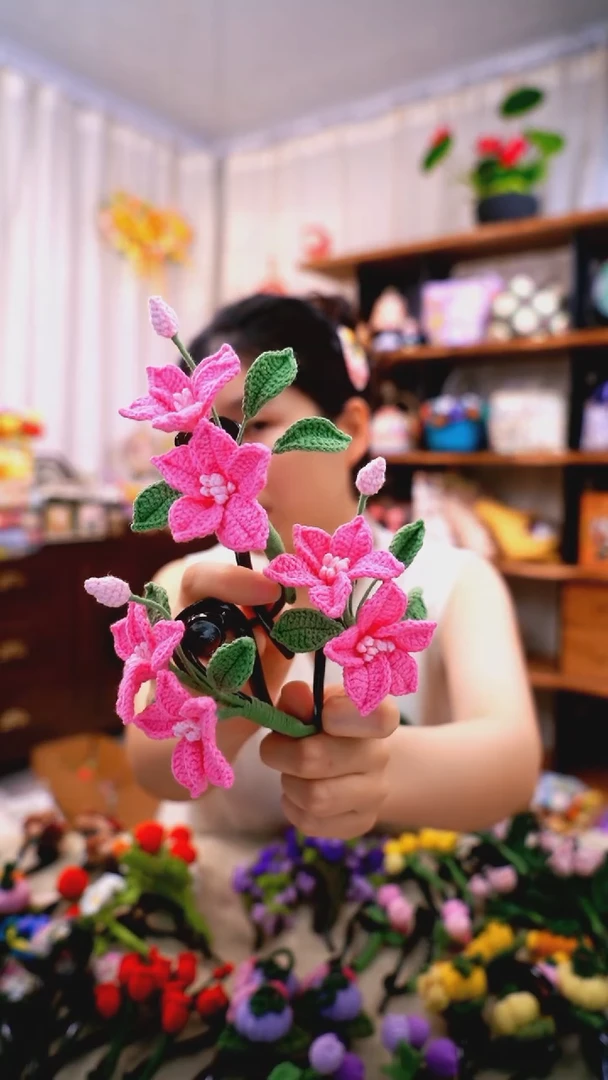 织绣【扭扭夹】纯手工非遗钩织