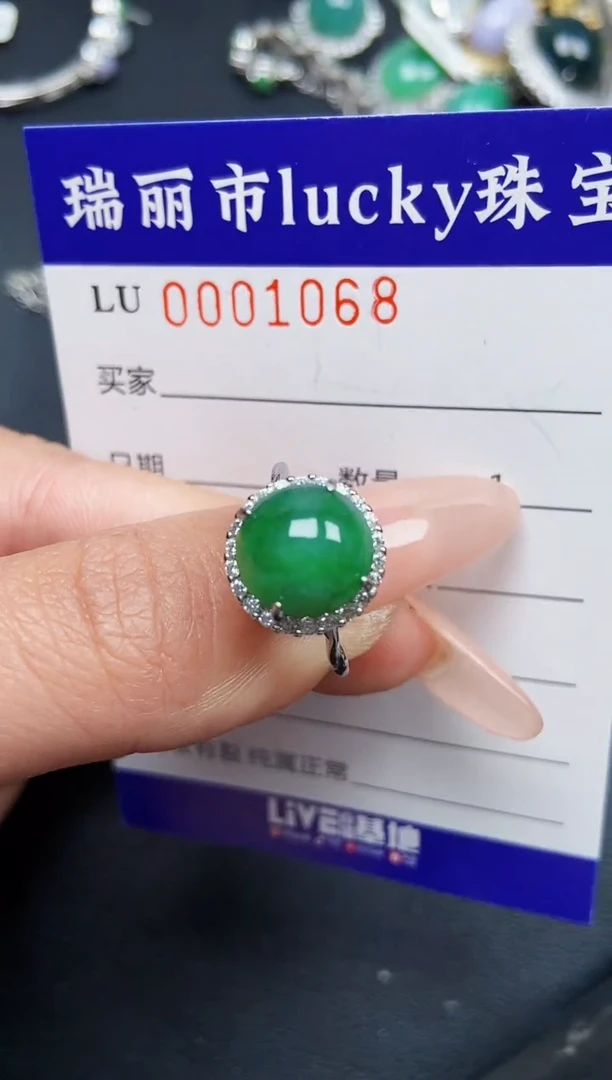 【闪购商品】翡翠颈饰银S925镶嵌1068